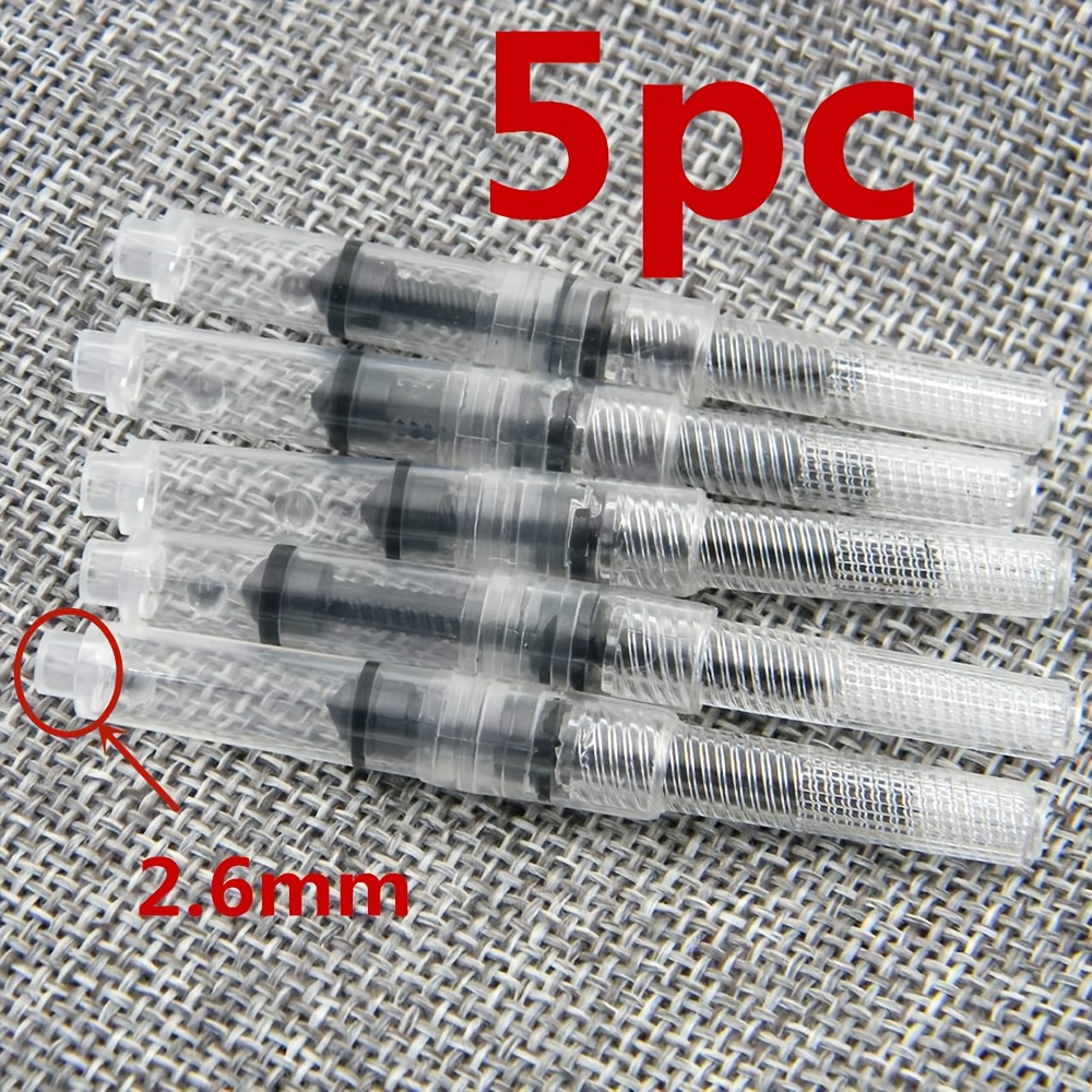 Fountain Pen Converter Ink Suction - Stylo plume en plastique 5 pièces,