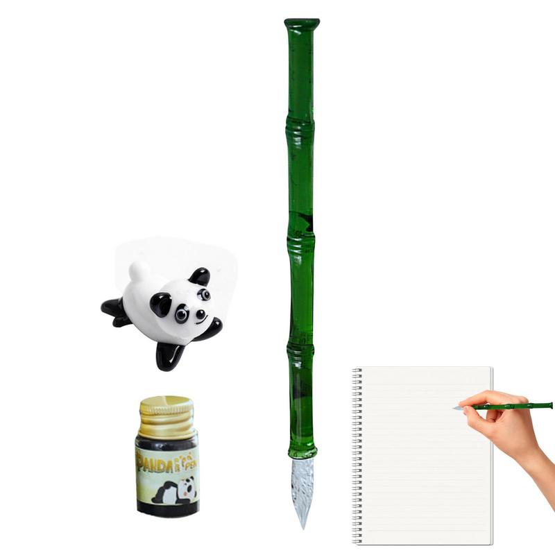 Glass Dip Pen Calligraphy Ink Set - Stylo de calligraphie en verre pour