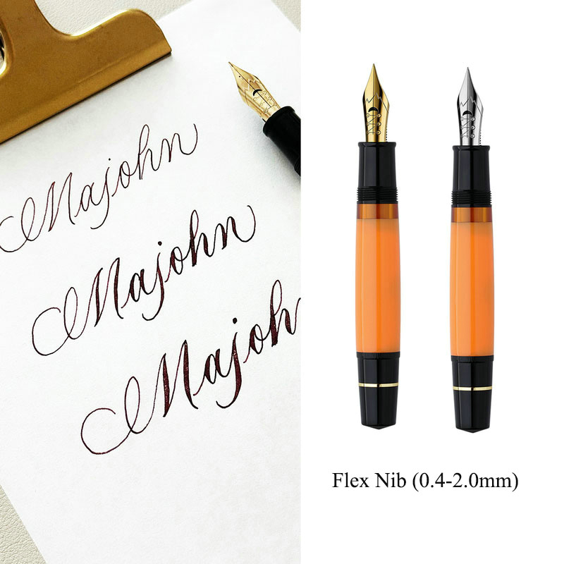 Stylo plume Majohn Premium à p - Fountain Pen Calligraphy Flex Nib avis et prix