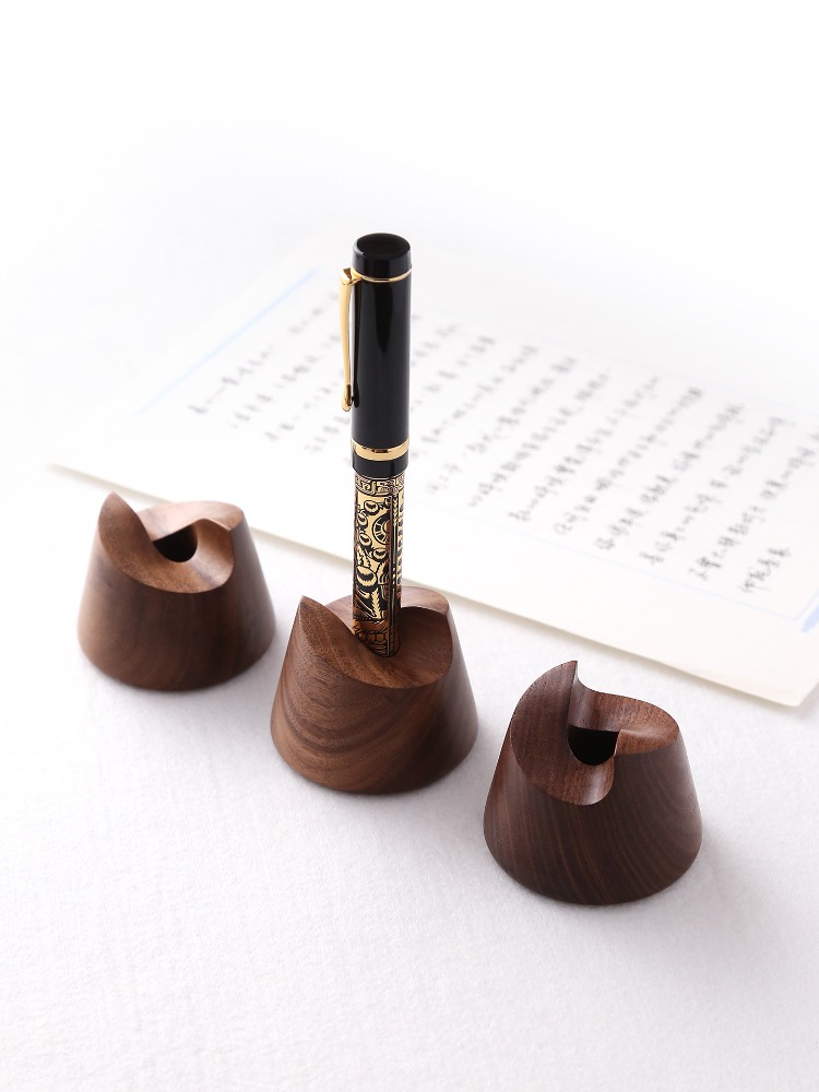 Support de stylo plume en bois - Wooden Fountain Pen Desk Stand Holder avis et prix