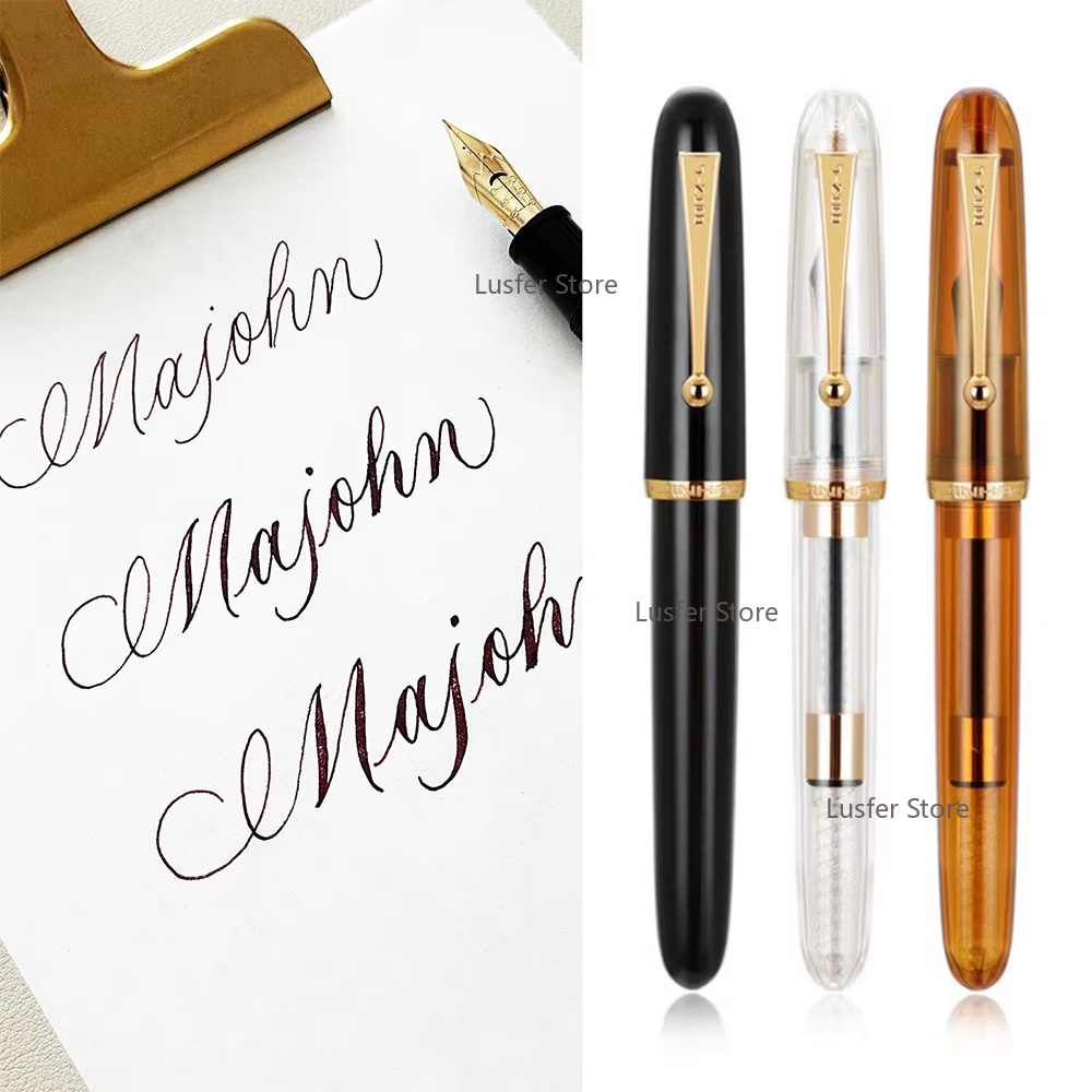Stylo plume Jinhao 9016 transp - Fountain Pen Calligraphy Flex Nib avis et prix