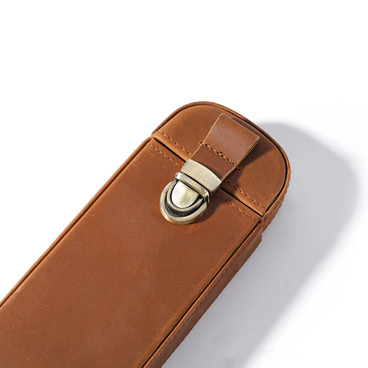 Étui à stylos plume en cuir fa - Leather Fountain Pen Case 3 Slots Pouch avis et prix