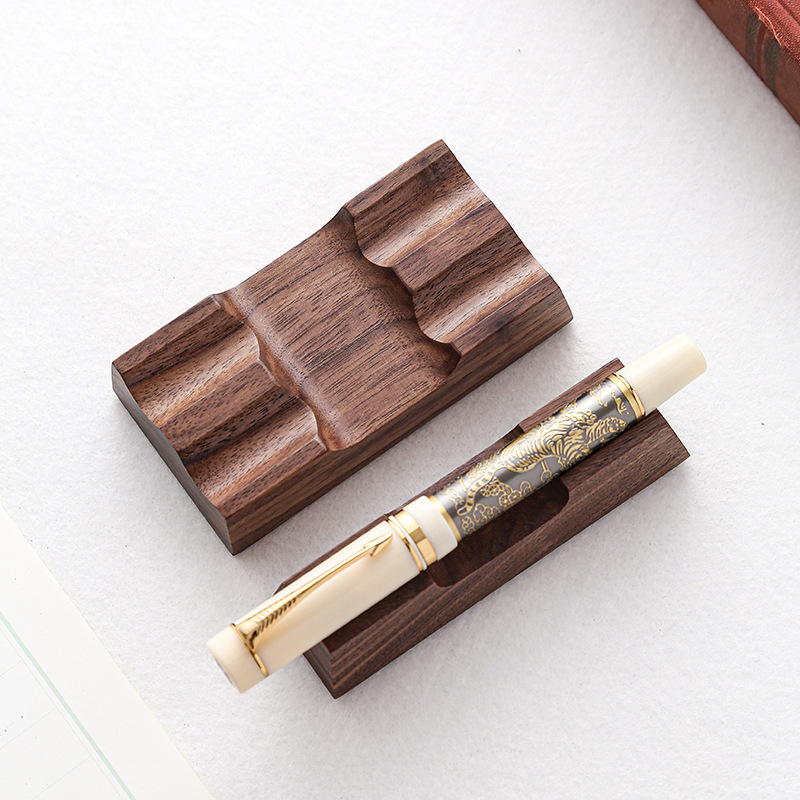 Support de stylo en bois de no - Wooden Fountain Pen Desk Stand Holder avis et prix