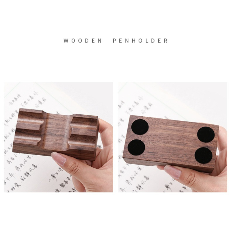 Support de stylo en bois de no - Wooden Fountain Pen Desk Stand Holder avis et prix