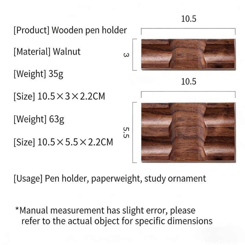 Support de stylo en bois de no - Wooden Fountain Pen Desk Stand Holder avis et prix