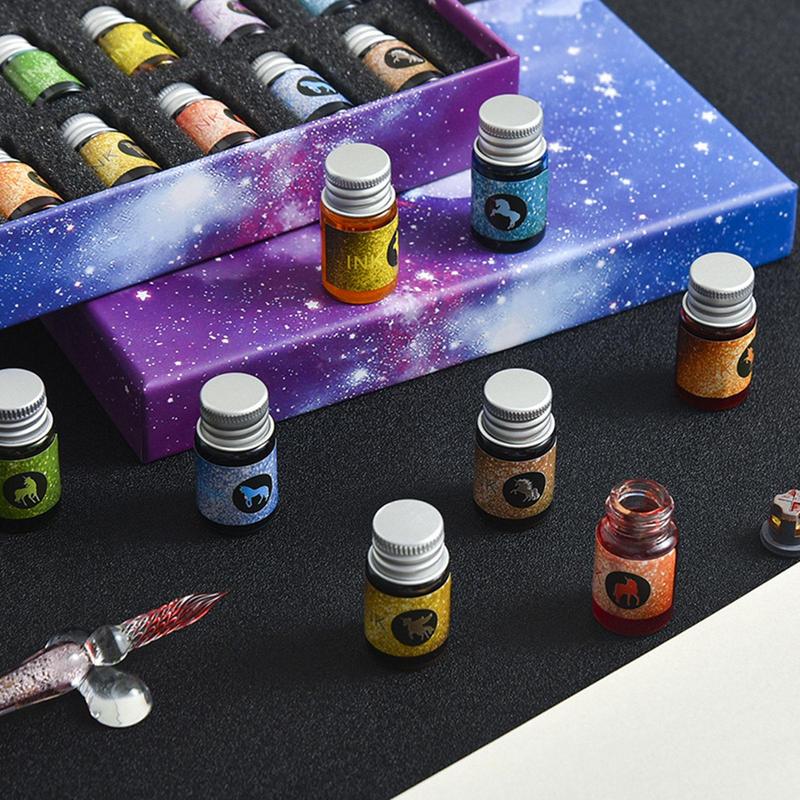 Ensemble de stylos à tremper e - Glass Dip Pen Calligraphy Ink Set avis et prix