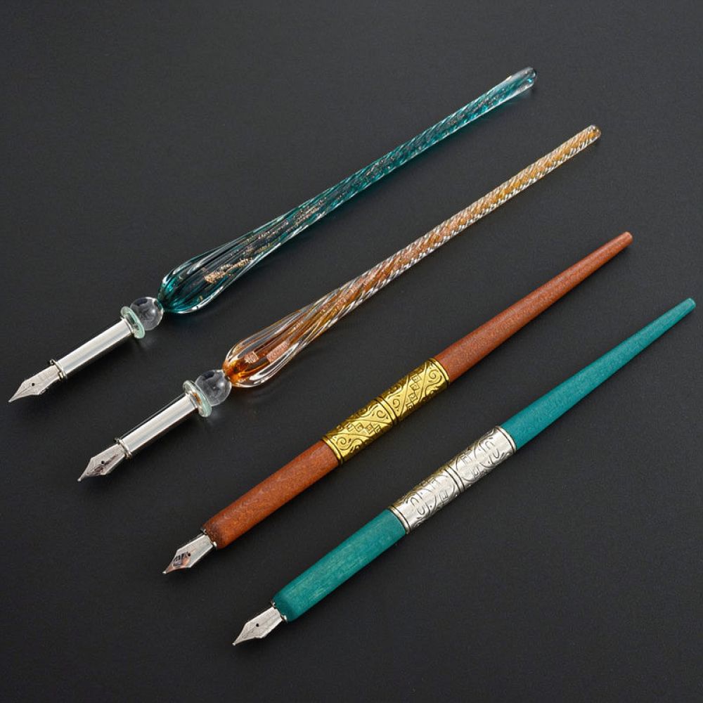 Ensemble de stylos à plume en  - Glass Dip Pen Calligraphy Ink Set avis et prix