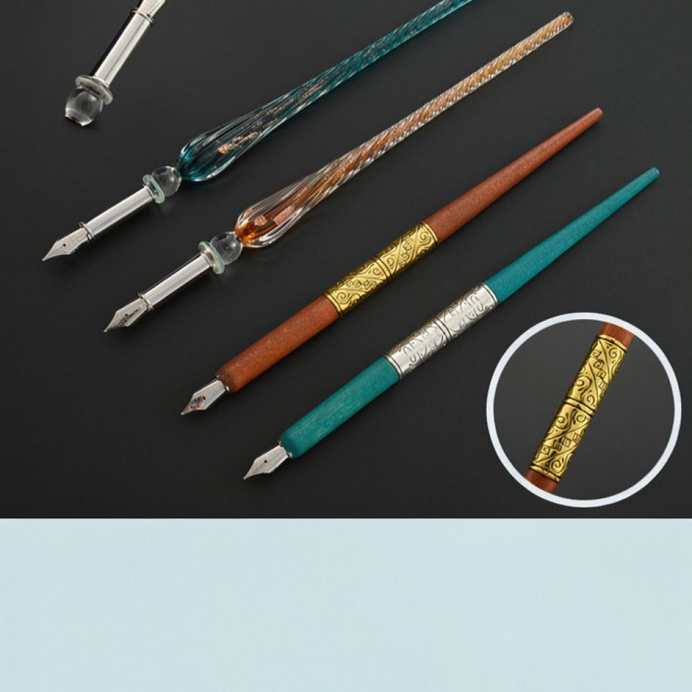 Ensemble de stylos à plume en  - Glass Dip Pen Calligraphy Ink Set avis et prix