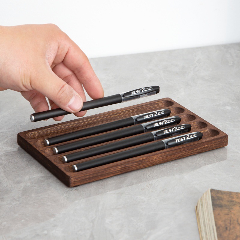 Support de stylo-plume en bois - Wooden Fountain Pen Desk Stand Holder avis et prix