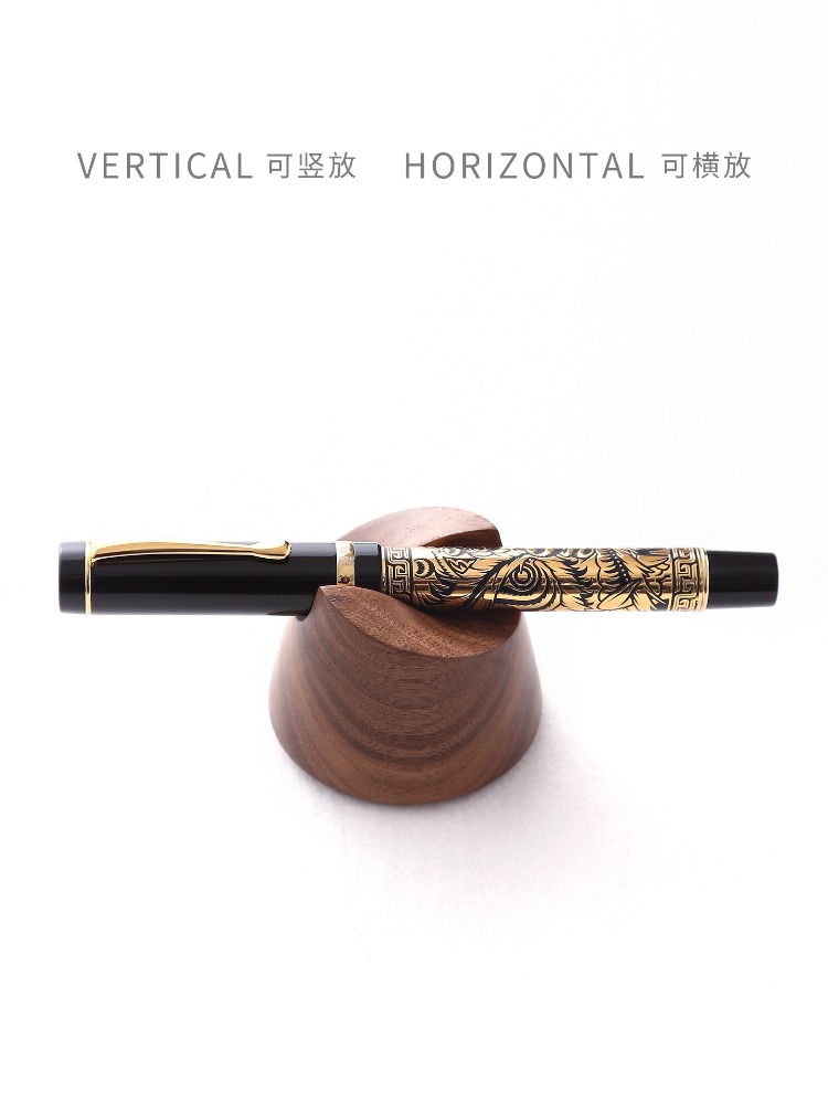 Support de stylo plume en bois - Wooden Fountain Pen Desk Stand Holder avis et prix