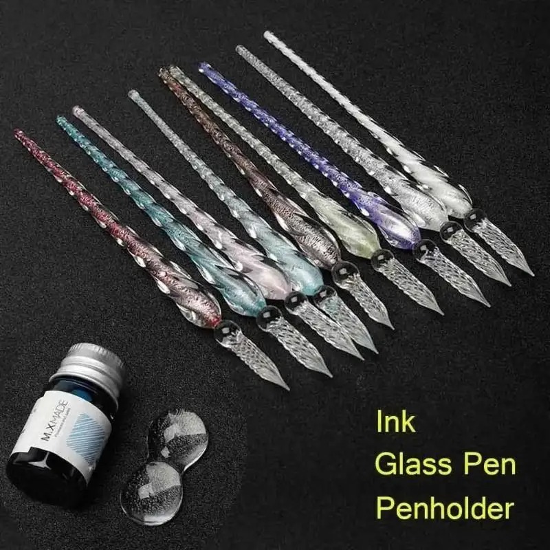 Ensemble de stylos à tremper e - Glass Dip Pen Calligraphy Ink Set avis et prix