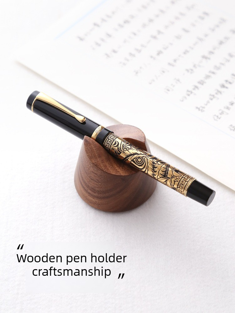 Support de stylo plume en bois - Wooden Fountain Pen Desk Stand Holder avis et prix