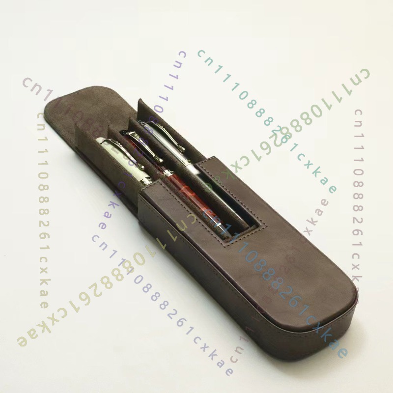 Étui de rangement pour stylos  - Leather Fountain Pen Case 3 Slots Pouch avis et prix