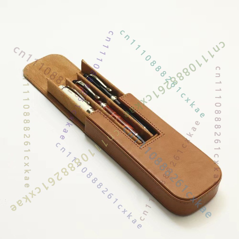 Étui de rangement pour stylos  - Leather Fountain Pen Case 3 Slots Pouch avis et prix