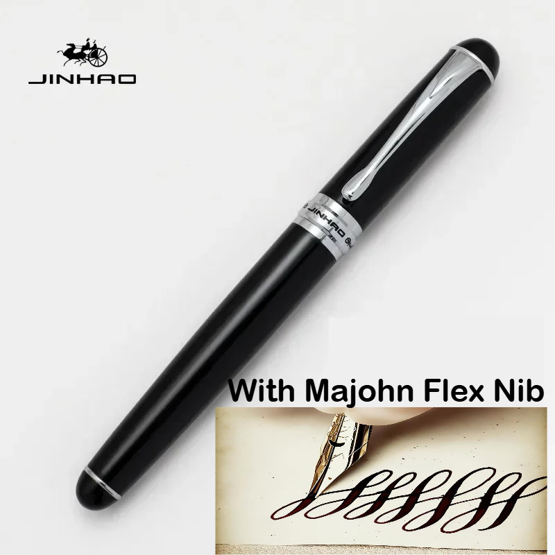 Stylos à plume JINHAO X750 ave - Fountain Pen Calligraphy Flex Nib avis et prix