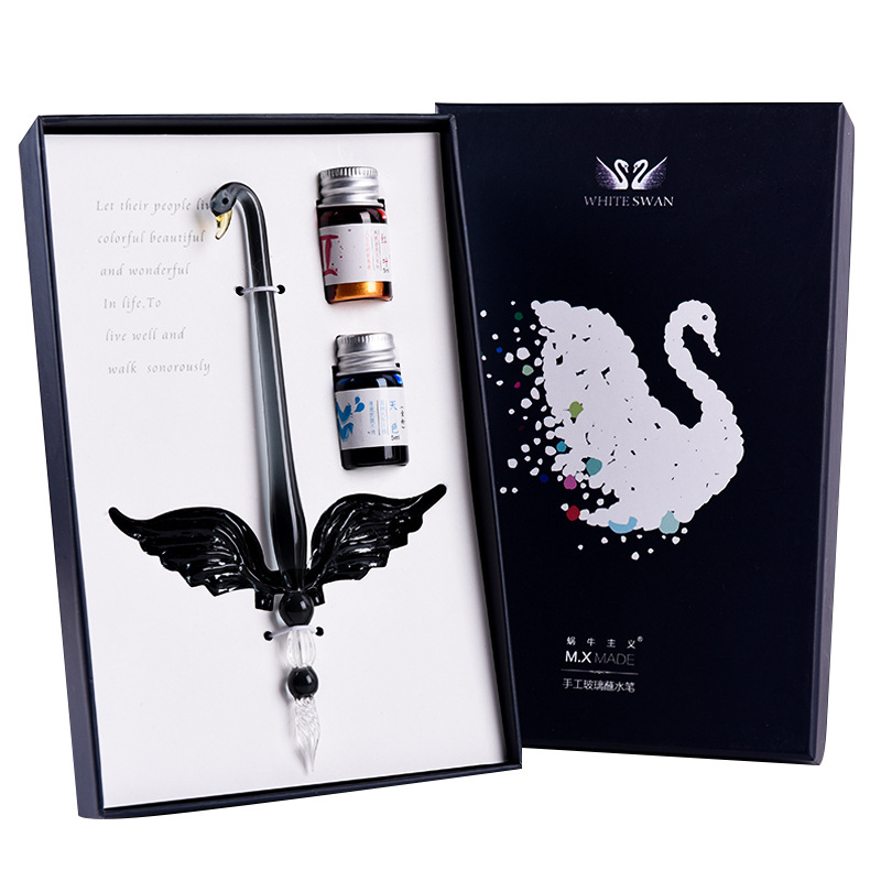 Ensemble de stylos à plume en  - Glass Dip Pen Calligraphy Ink Set avis et prix