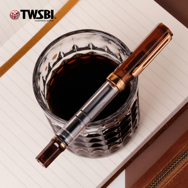 Stylo plume TWSBI ECO Coffee B - Fountain Pen Piston Filler Large Ink avis et prix