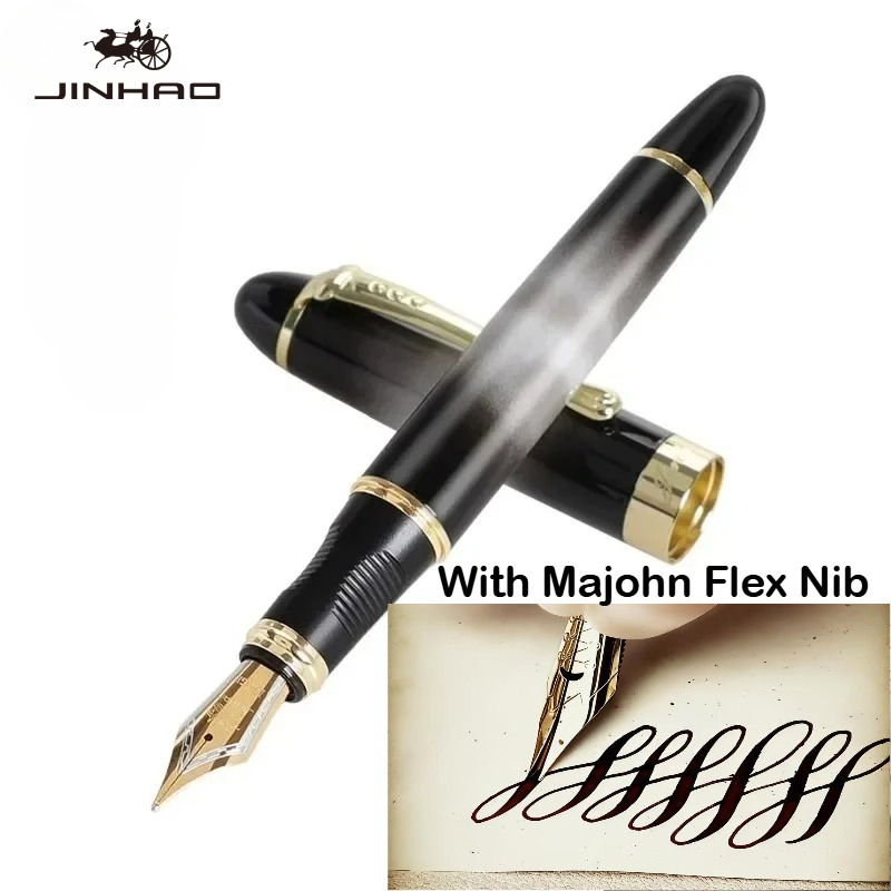 Stylo plume JINHAO X450 avec p - Fountain Pen Calligraphy Flex Nib avis et prix