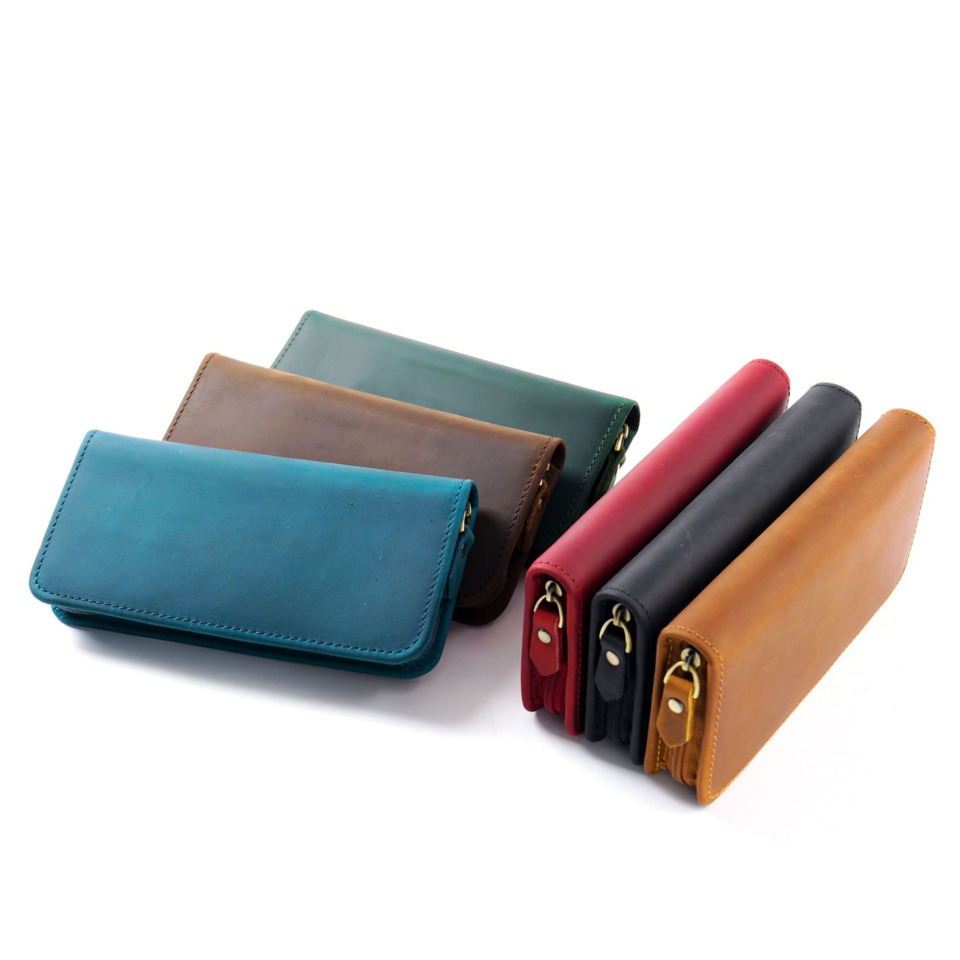 Étui à stylos en cuir véritabl - Leather Fountain Pen Case 3 Slots Pouch avis et prix