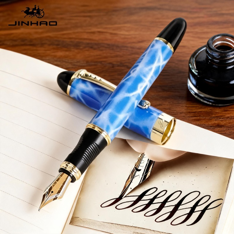 Stylo plume en métal JINHAO X4 - Fountain Pen Calligraphy Flex Nib avis et prix