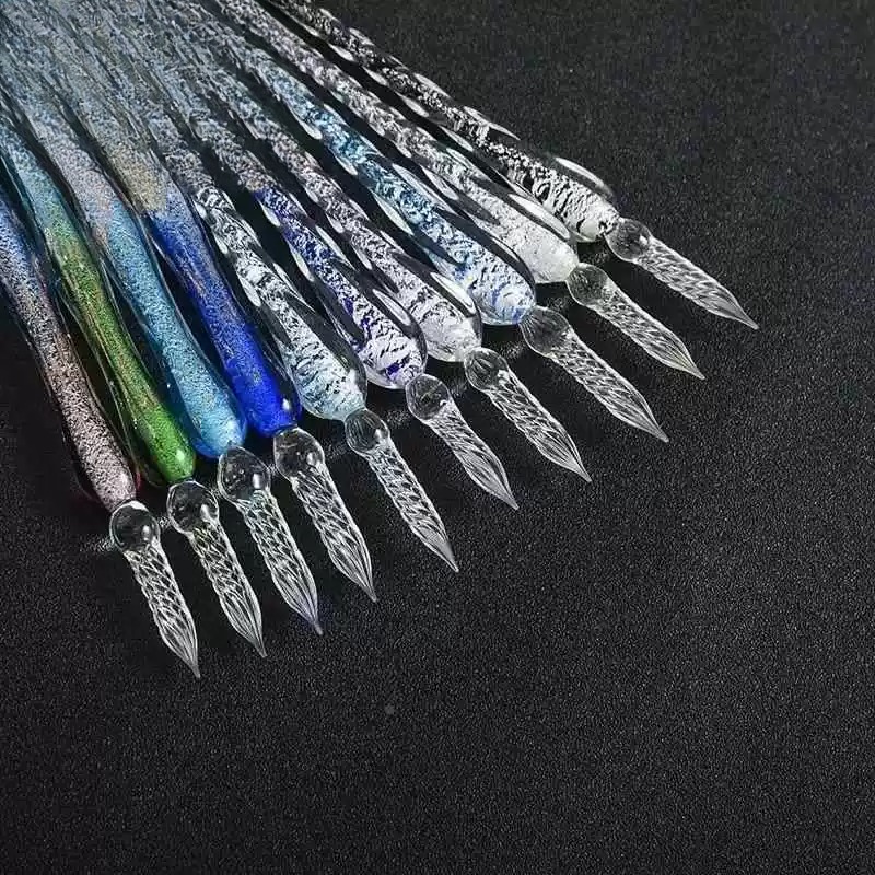 Ensemble de stylos à plume rom - Glass Dip Pen Calligraphy Ink Set avis et prix