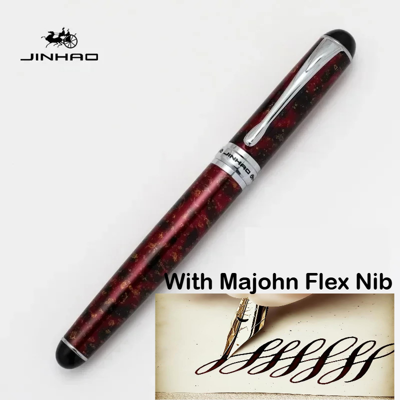 Stylos à plume JINHAO X750 ave - Fountain Pen Calligraphy Flex Nib avis et prix