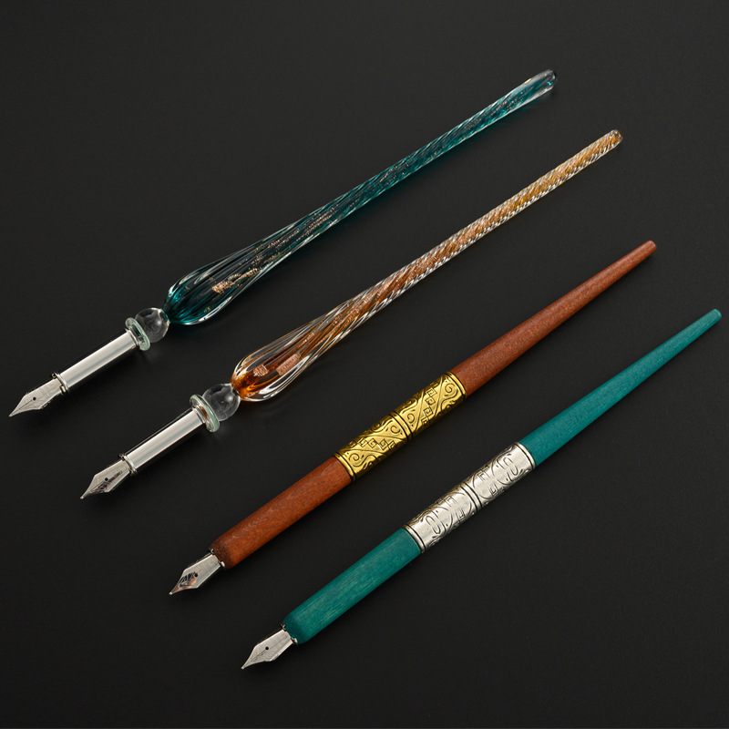 Ensemble de stylos à plume en  - Glass Dip Pen Calligraphy Ink Set avis et prix