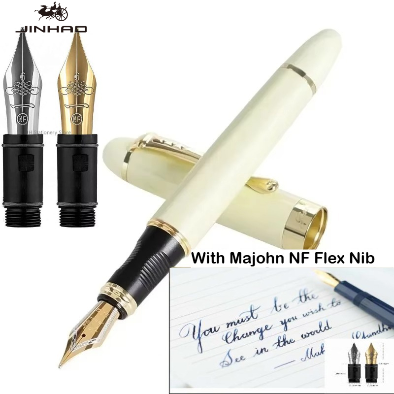 Stylo plume JINHAO X450 avec p - Fountain Pen Calligraphy Flex Nib avis et prix