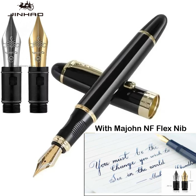 Stylo plume JINHAO X450 avec p - Fountain Pen Calligraphy Flex Nib avis et prix